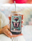 The Anti-Social Butterfly - Glass Tumbler