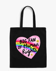 Big Fan of Human Rights - Canvas Tote Bag