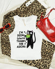 I'm Doing Weird Thanks for Asking - Women's Fitted Micro Rib Tank