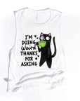 I'm Doing Weird, Thanks for Asking - Women's Flowy Muscle Tank