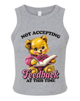 Not Accepting Feedback at This Time - Women's Fitted Micro Rib Tank