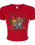 Only You Can Prevent Dumpster Fires - Women's Cropped Baby Tee