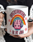 Overthinking is my Jam - Ceramic Coffee Mug 16 or 20 oz