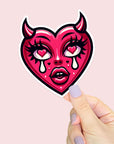 Devil Heart - Waterproof Vinyl Sticker