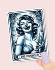 The Unhinged! - Vinyl Water Resistant Sticker, Laptop Sticker, Phone Sticker, Water Bottle Sticker, Cute Decal