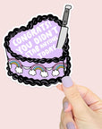 Congrats, You Didn't Stab Anyone Today - Vinyl Water Resistant Sticker, Laptop Sticker, Phone Sticker, Water Bottle Sticker, Cute Decal