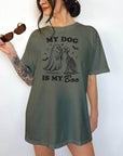 Dogs Because People are Creepy - Comfort Colors T-shirt, Funny Shirt, Dark Humor