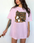 Haunted Library - Comfort Colors T-shirt, Funny Shirt, Dark Humor