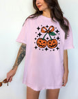 Smiling Pumpkins - Comfort Colors T-shirt, Funny Shirt, Dark Humor