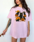Black Cats on Pumpkins - Comfort Colors T-shirt, Funny Shirt, Dark Humor