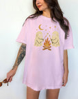 Campfire Ghosts - Comfort Colors T-shirt, Funny Shirt, Dark Humor