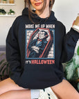 Wake Me Up When It's Halloween - Crewneck Sweatshirt or Hoodie
