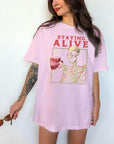 Staying Alive - Comfort Colors T-shirt, Funny Shirt, Dark Humor