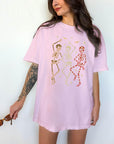 Dancing Skeletons - Comfort Colors T-shirt, Funny Shirt, Dark Humor