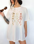 Dancing Skeletons - Comfort Colors T-shirt, Funny Shirt, Dark Humor