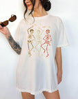 Dancing Skeletons - Comfort Colors T-shirt, Funny Shirt, Dark Humor