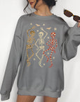 Dancing Skeletons - Crewneck Sweatshirt or Hoodie