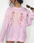 Dancing Skeletons - Crewneck Sweatshirt or Hoodie
