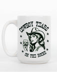 Cowboy Tears on the Rocks - Ceramic Coffee Mug 11 or 15 oz, Funny Coffee Mug, Gift under 25, Coworker Gift