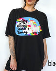 Feeling Extra Fucking Stabby Today Comfort Colors Graphic Tee, Funny Unicorn Shirt, Sarcastic Rainbow Tee, Adult Humor Gift Shirt