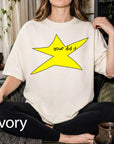 Motivational Star Comfort Colors Graphic Tee, Your Did It Shirt, Funny Ironic Meme Tee, Y2K Doodle Star Shirt, Trendy Sarcastic Gift
