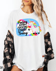 Feeling Extra Fucking Stabby Today Comfort Colors Graphic Tee, Funny Unicorn Shirt, Sarcastic Rainbow Tee, Adult Humor Gift Shirt