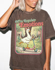 Off to Regulate Emotions Comfort Colors Shirt, Funny Goose Scooter Tee, Mental Health Awareness T-Shirt, Cute Silly Goose Shirt,
