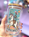 Anxiety Ridden - Glass Tumbler