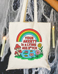 Your Anxiety is a Lying Ass Bitch - Canvas Tote Bag