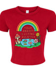 Your Anxiety is a Lying Ass Bitch - Women's Cropped Baby Tee