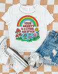 Your Anxiety is a Lying Ass Bitch - Women's Cropped Baby Tee