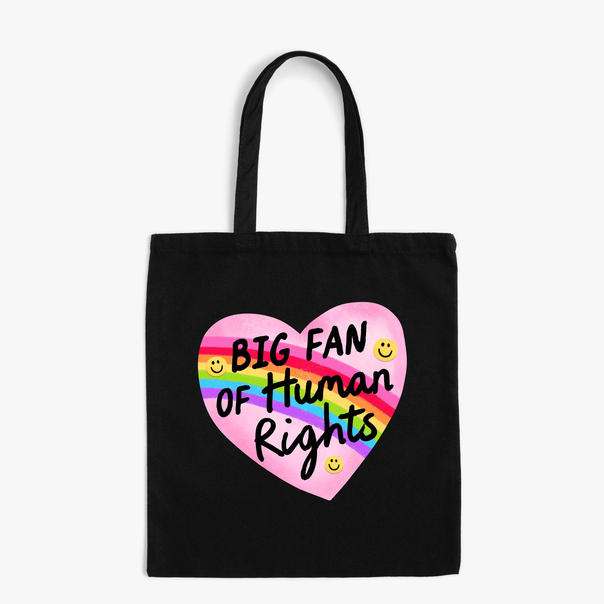 Big Fan of Human Rights - Canvas Tote Bag