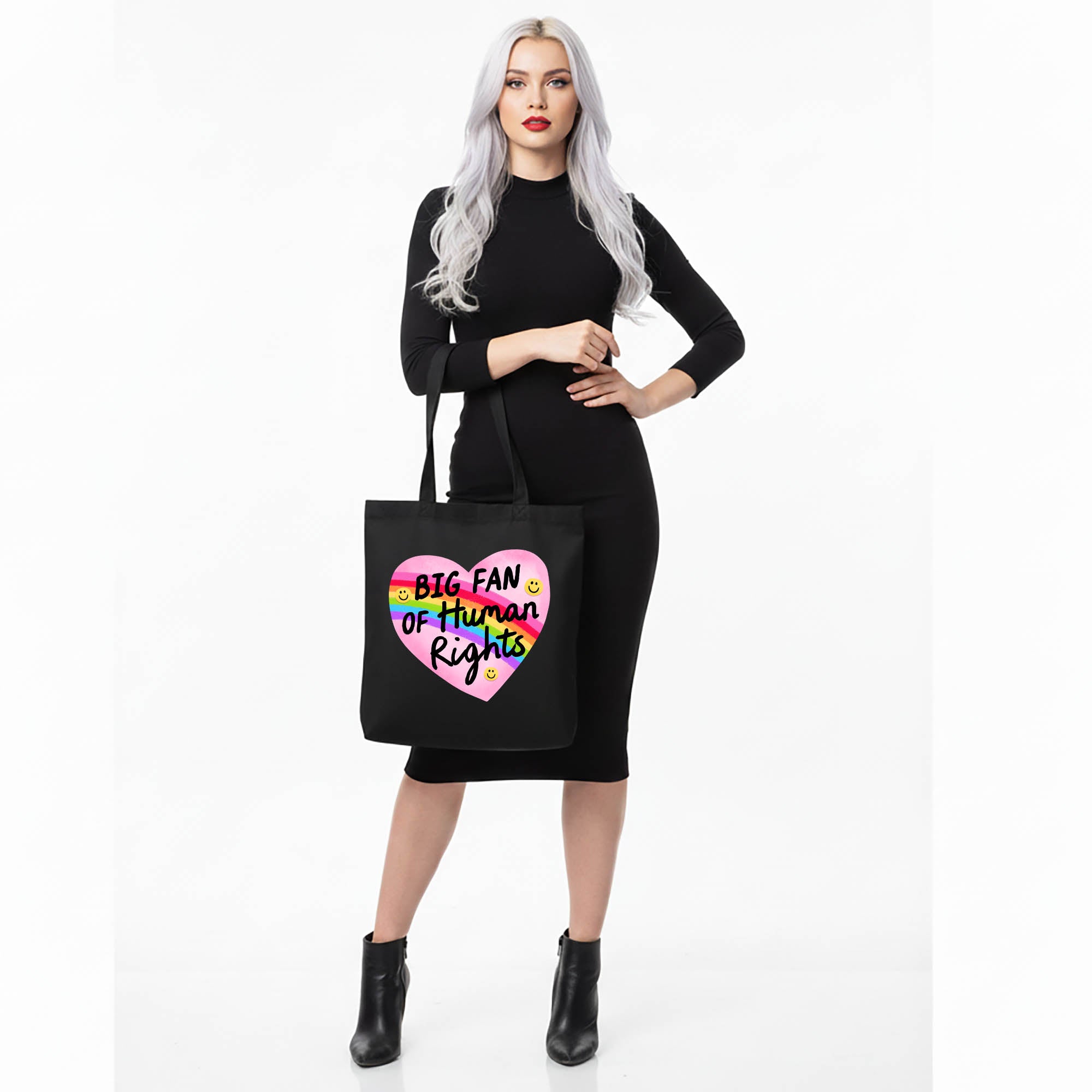 Big Fan of Human Rights - Canvas Tote Bag