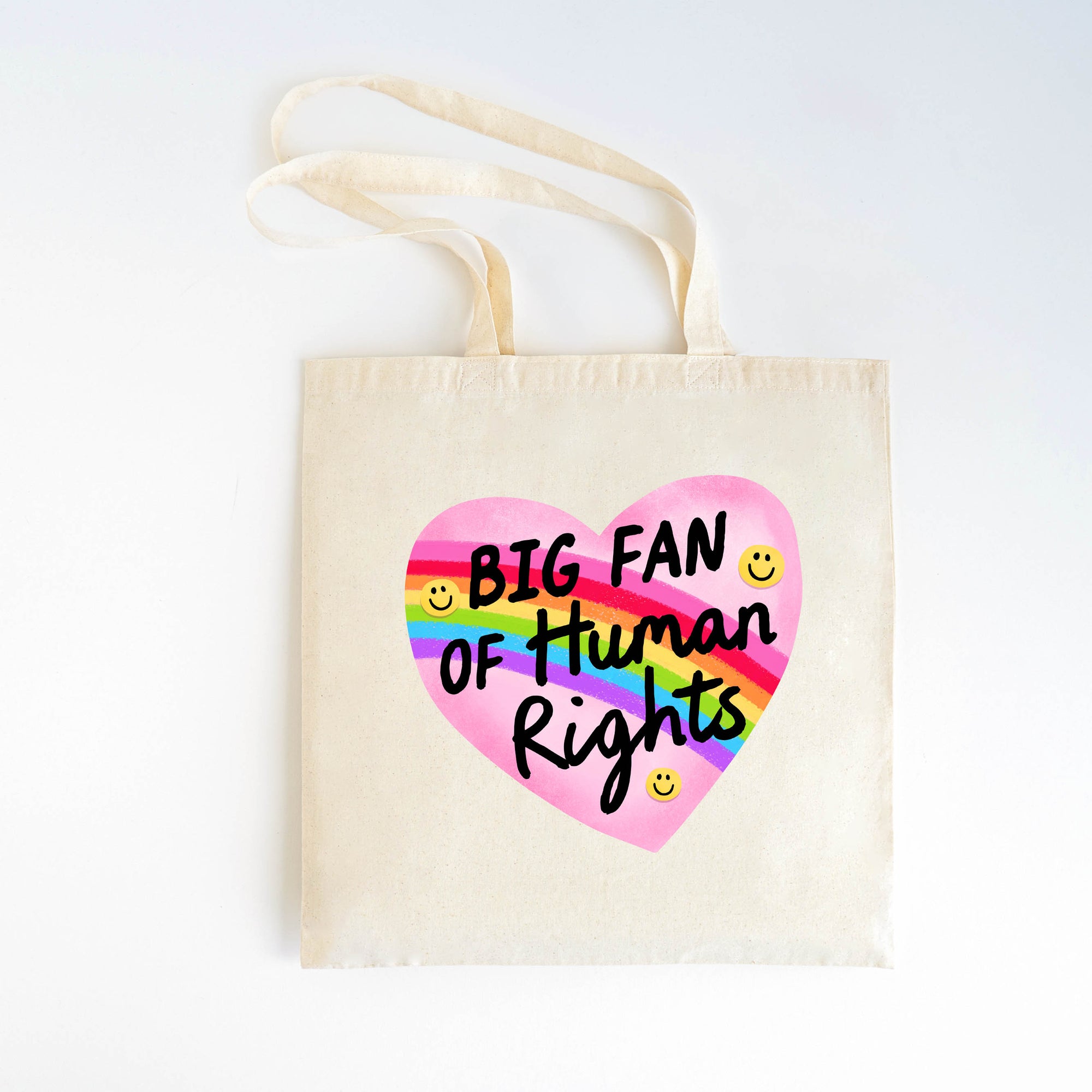 Big Fan of Human Rights - Canvas Tote Bag