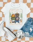 Only You Can Prevent Dumpster Fires - Women's Cropped Baby Tee