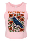 Fight Fascism- Women's Fitted Micro Rib Tank