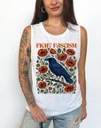 Fight Fascism - Women's Flowy Muscle Tank