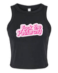 Fuck the Patriarchy- Women's Fitted Micro Rib Tank