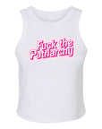 Fuck the Patriarchy- Women's Fitted Micro Rib Tank