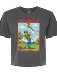 Hanging on by a Fucking Thread  - Women's Cropped Boxy Tee