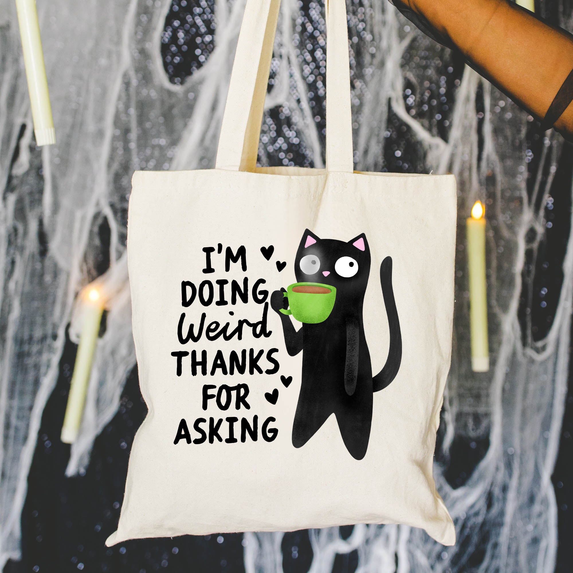 I'm Doing Weird Thanks for Asking - Canvas Tote Bag