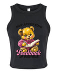 Not Accepting Feedback at This Time - Women's Fitted Micro Rib Tank