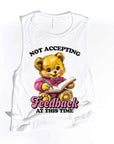 Not Accepting Feedback at This Time- Women's Flowy Muscle Tank