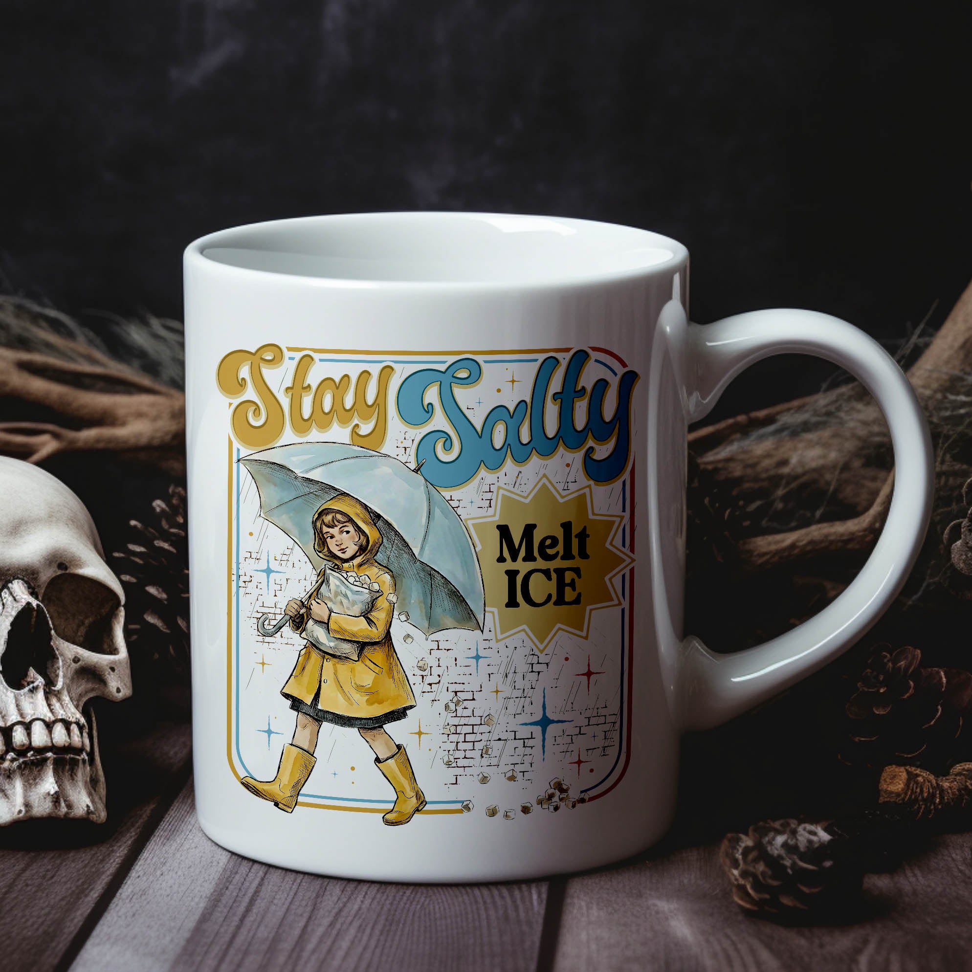 Stay Salty Melt Ice - Ceramic Coffee Mug 11 or 15 oz