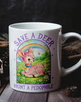 Save a Deer Hunt a Pedophile - Ceramic Coffee Mug 11 or 15oz
