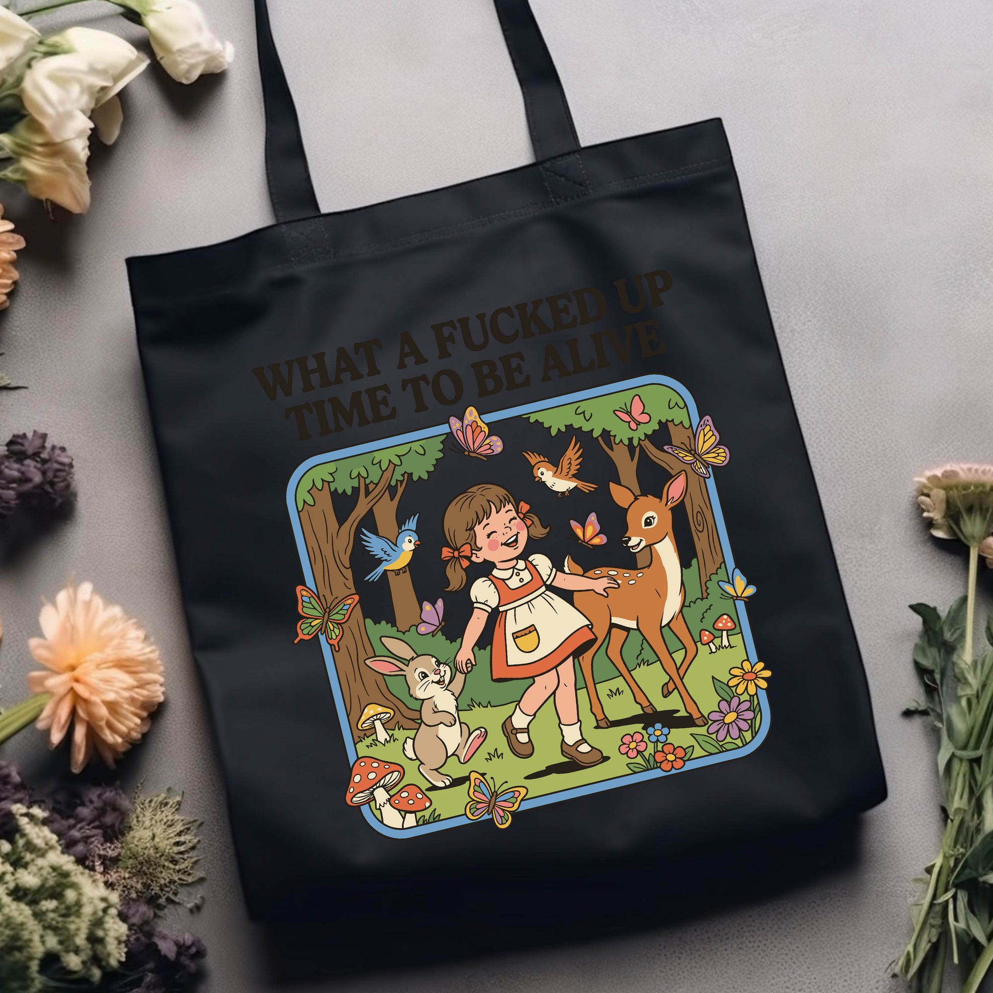 What a Fucker Up Time to Be Alive - Canvas Tote Bag