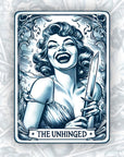 The Unhinged! - Vinyl Water Resistant Sticker, Laptop Sticker, Phone Sticker, Water Bottle Sticker, Cute Decal