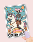 Anxiety Ridden - Vinyl Water Resistant Sticker, Laptop Sticker, Phone Sticker, Water Bottle Sticker, Cute Decal