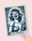 The Unhinged! - Vinyl Water Resistant Sticker, Laptop Sticker, Phone Sticker, Water Bottle Sticker, Cute Decal