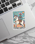Anxiety Ridden - Vinyl Water Resistant Sticker, Laptop Sticker, Phone Sticker, Water Bottle Sticker, Cute Decal